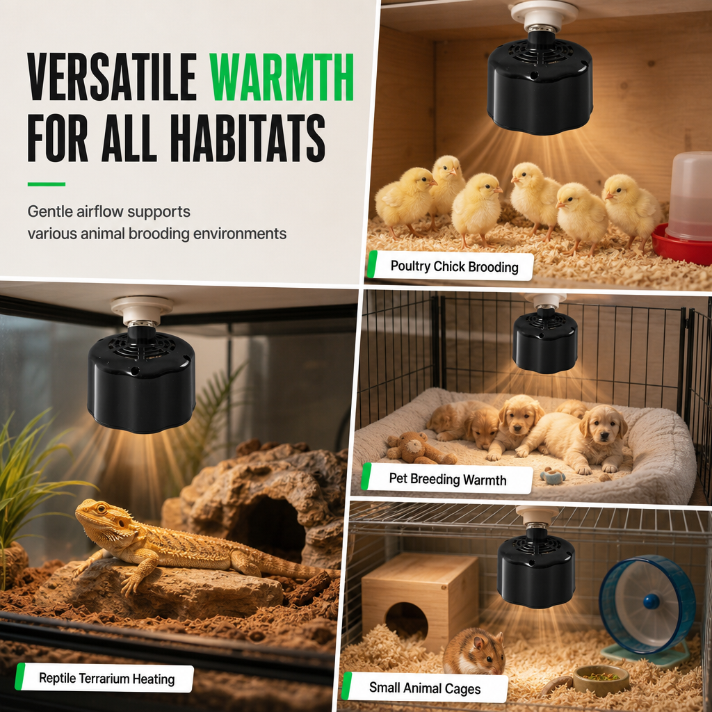 Pet Heat Lamp with Temperature Control