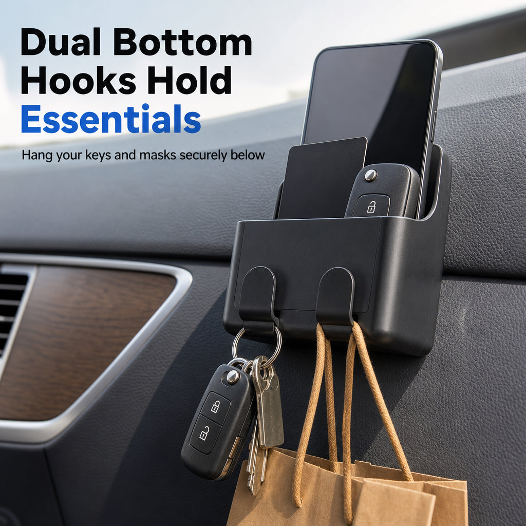 Multifunctional Anti-Slip Car Dashboard Storage Box Organizer