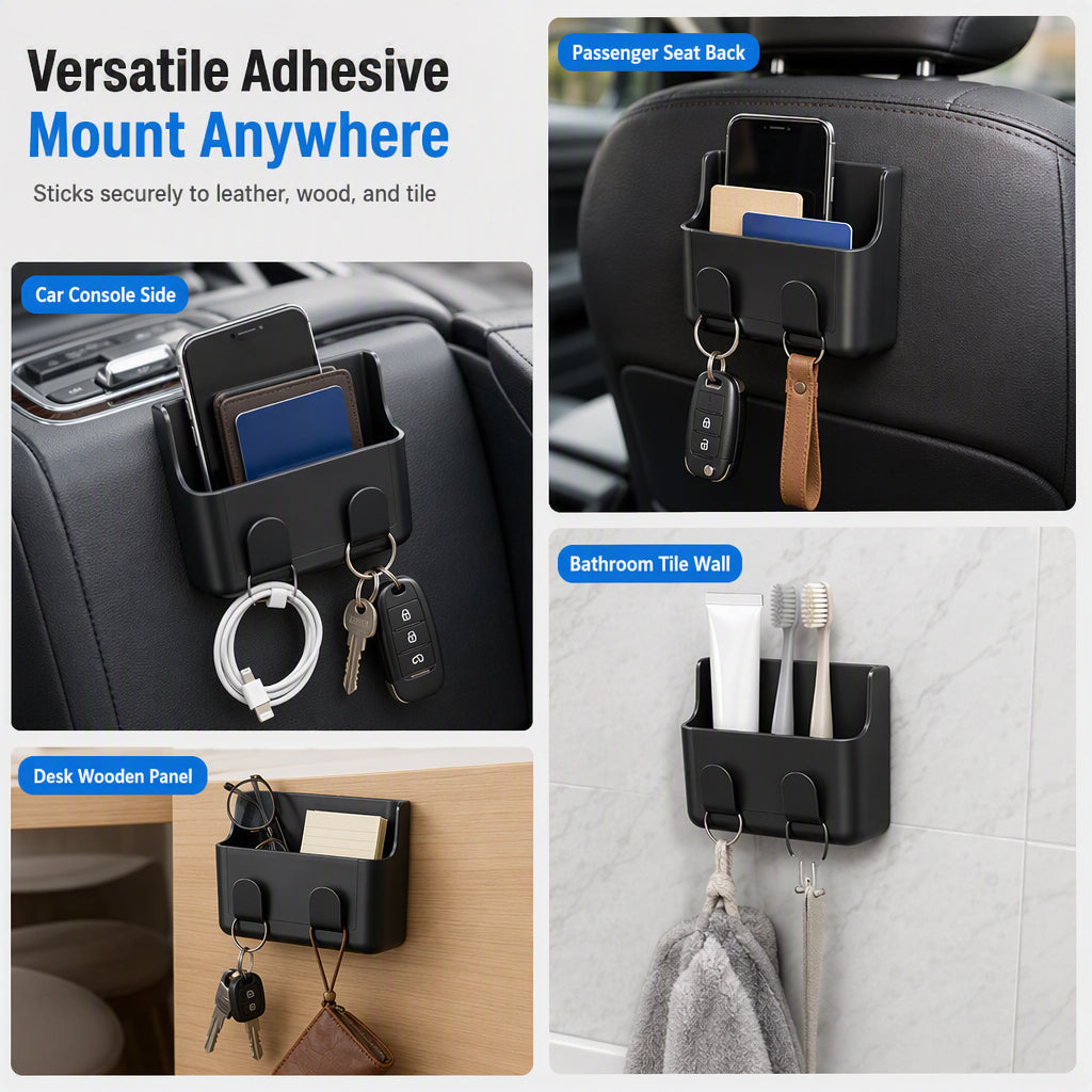 Multifunctional Anti-Slip Car Dashboard Storage Box Organizer