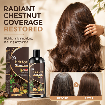 Herbal 3-in-1 Hair Dye Shampoo