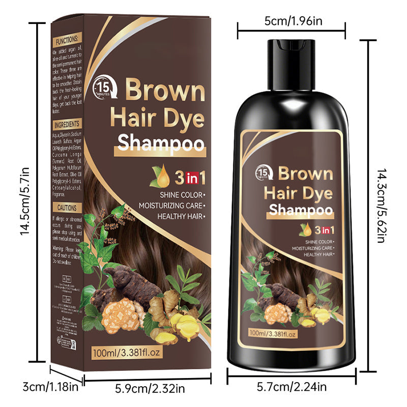 Herbal 3-in-1 Hair Dye Shampoo