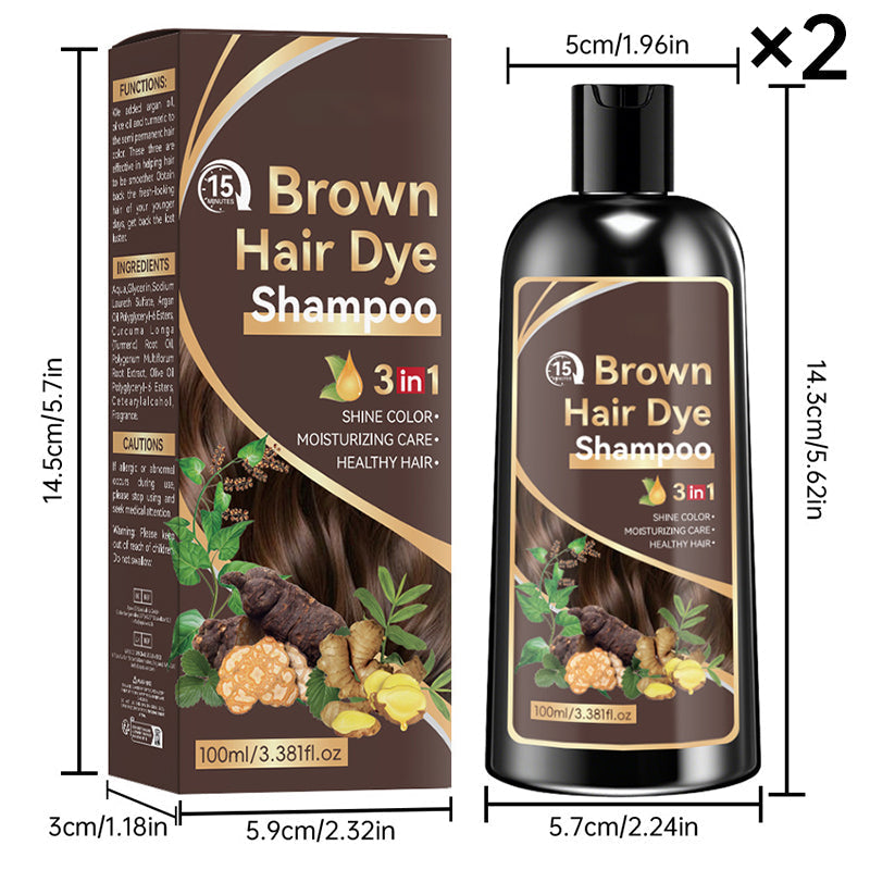 Herbal 3-in-1 Hair Dye Shampoo