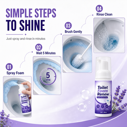 Fast-Acting Foaming Toilet Bowl Cleaner