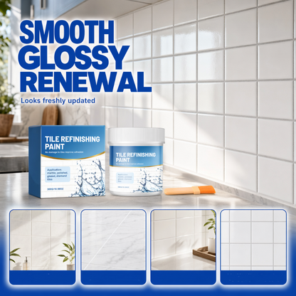 White Tile Refinishing Paint with Brush
