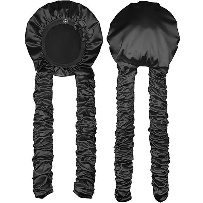 🌙 50% OFF! ✨ Extra-Long Satin Sleep Bonnet – Ultra-Smooth Satin Sleep Surface, Extra-Long Roomy Bonnet Design, Adjustable Tie Loop Closure & Natural Heatless Overnight Curls – 4 Colors 💤