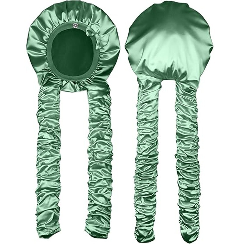 🌙 50% OFF! ✨ Extra-Long Satin Sleep Bonnet – Ultra-Smooth Satin Sleep Surface, Extra-Long Roomy Bonnet Design, Adjustable Tie Loop Closure & Natural Heatless Overnight Curls – 4 Colors 💤