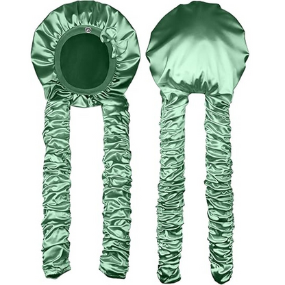 🌙 50% OFF! ✨ Extra-Long Satin Sleep Bonnet – Ultra-Smooth Satin Sleep Surface, Extra-Long Roomy Bonnet Design, Adjustable Tie Loop Closure & Natural Heatless Overnight Curls – 4 Colors 💤