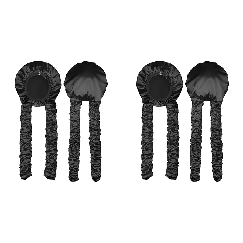 🌙 50% OFF! ✨ Extra-Long Satin Sleep Bonnet – Ultra-Smooth Satin Sleep Surface, Extra-Long Roomy Bonnet Design, Adjustable Tie Loop Closure & Natural Heatless Overnight Curls – 4 Colors 💤