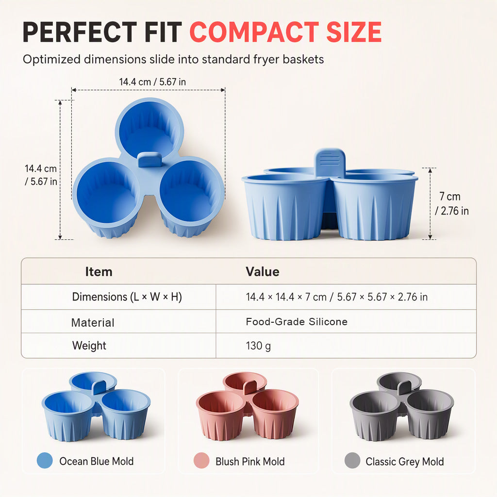 🧁Silicone Air Fryer Baking Mold