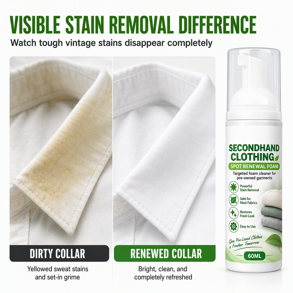 Rinse-Free Clothing Stain Remover Foam