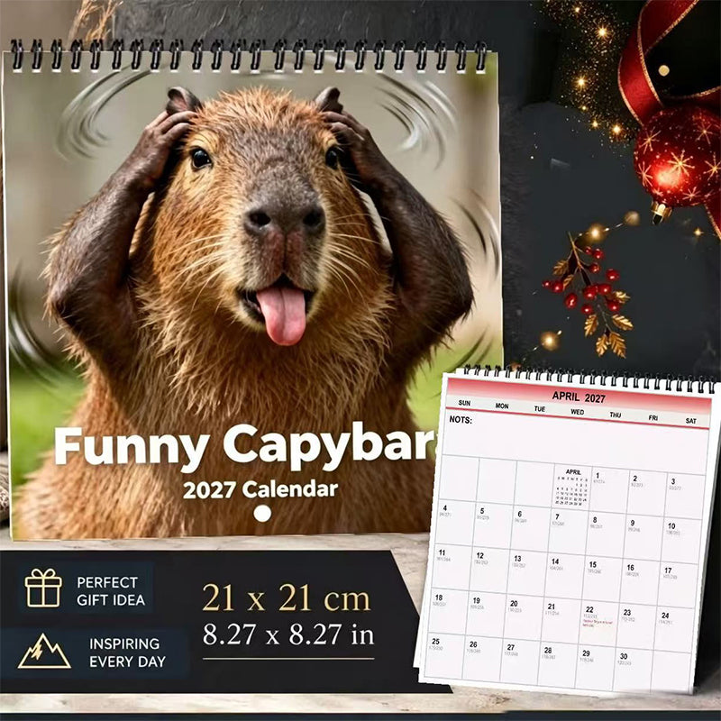 🐾Funny Capybara Calendar 2027