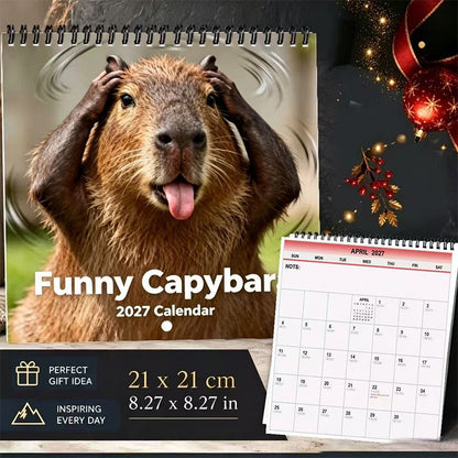 🐾Funny Capybara Calendar 2027