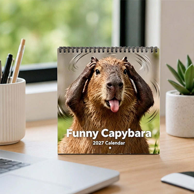🐾Funny Capybara Calendar 2027