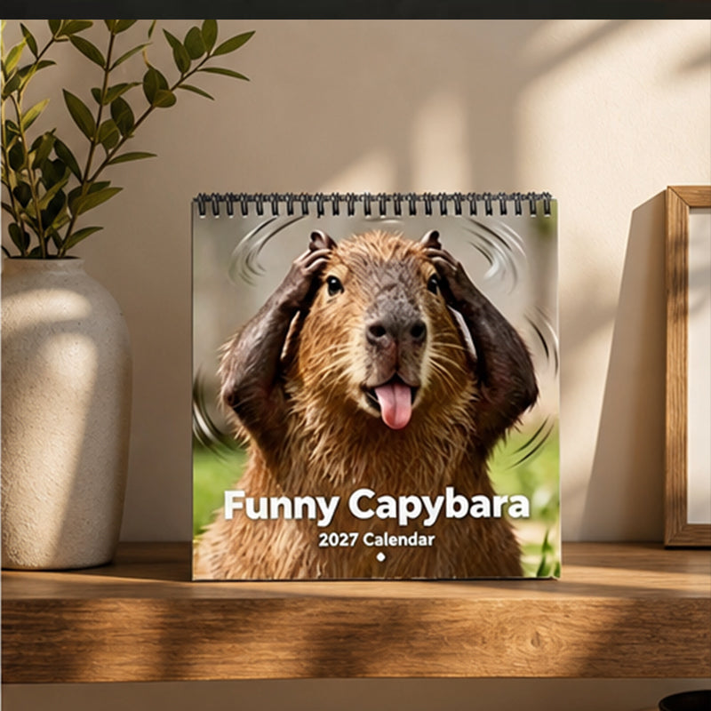 🐾Funny Capybara Calendar 2027