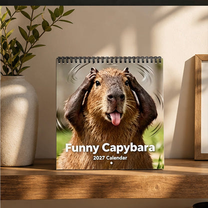 🐾Funny Capybara Calendar 2027