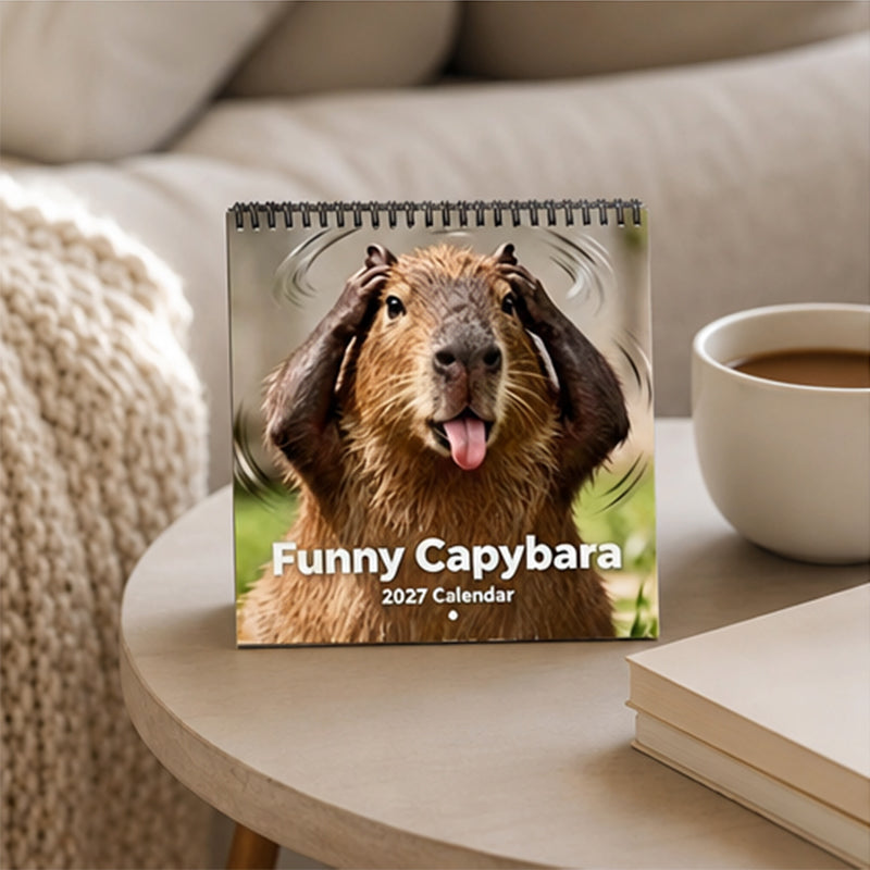 🐾Funny Capybara Calendar 2027