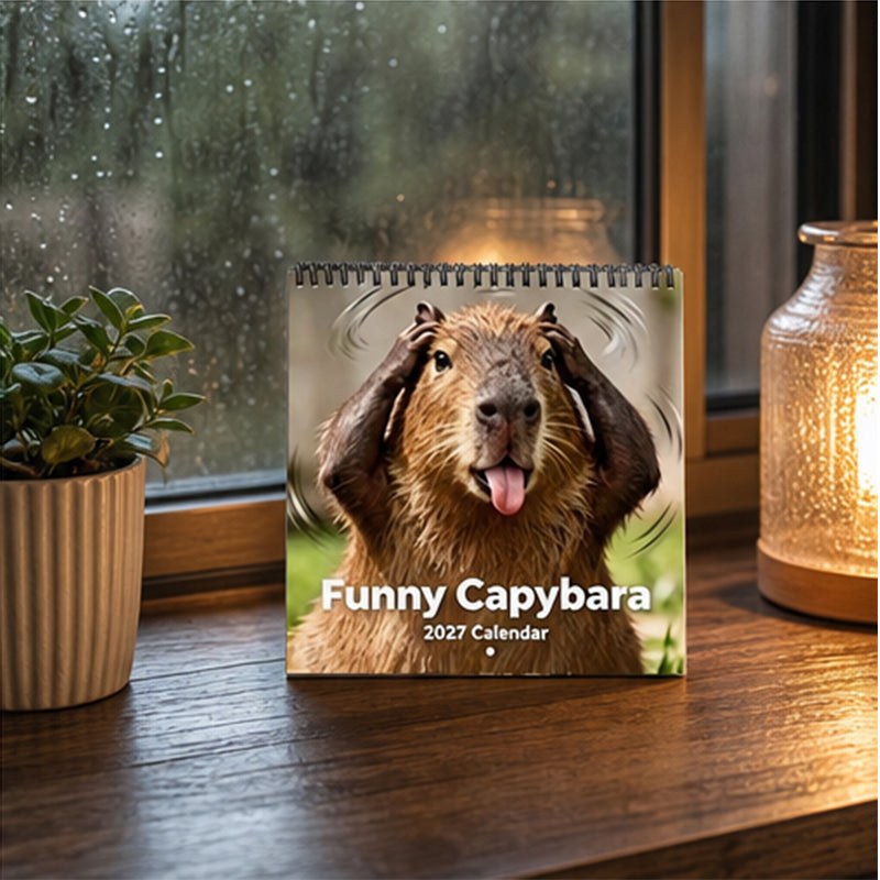 🐾Funny Capybara Calendar 2027