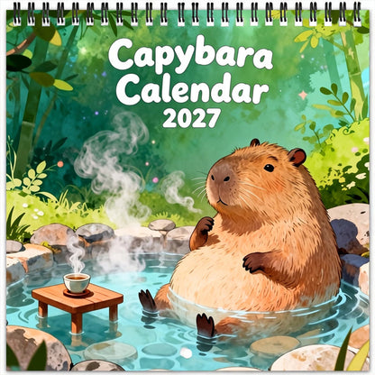 🐾Funny Capybara Calendar 2027