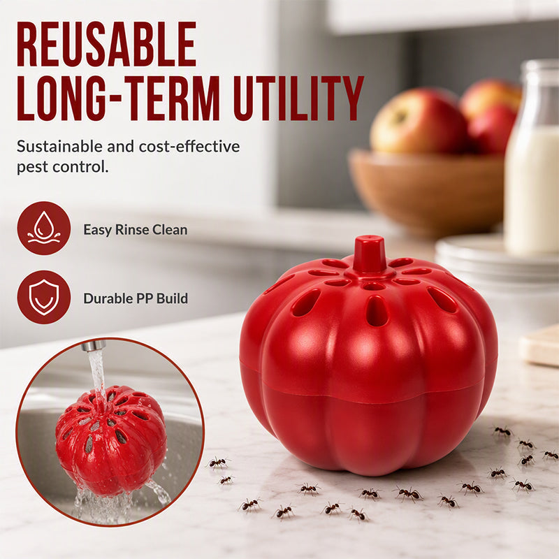 ⏳Time-Limited Special⏰ Pumpkin Shaped Indoor Fruit Fly Trap – Non-Toxic Mechanical Lure-and-Trap Funnel, Safe for Kids & Pets – Discreet Design Eliminates Ants & Flies on Kitchen Counters & Baseboards 🪰