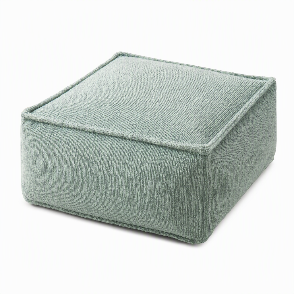 🛋️ LIMITED‑TIME 50% OFF! 🏡 Boho Storage Ottoman Floor Pouf Cover – Fill with Clothes & Blankets, 220 lbs Support, Washable Canvas 🧶