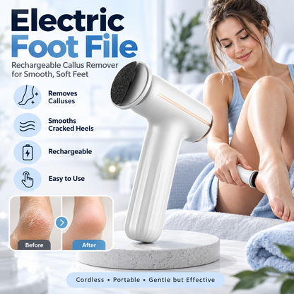 🦶 Rechargeable Electric Foot File for Foot Care