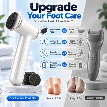 🦶 Rechargeable Electric Foot File for Foot Care
