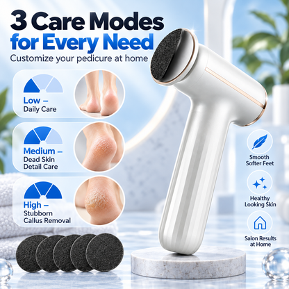 🦶 Rechargeable Electric Foot File for Foot Care