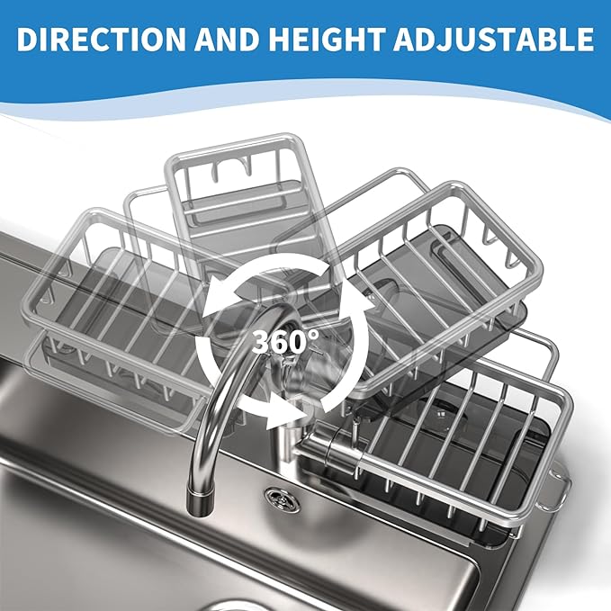 2026 New Arrival👩‍🍳 Kitchen Sink Faucet Organizer