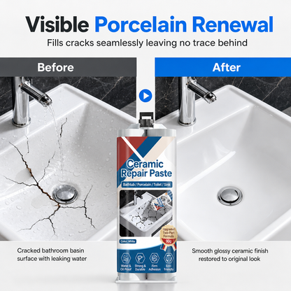 ⏳Time-Limited Special⏰Ceramic Tile Repair Paste – Quick-Drying, Crack & Chip Filler – Waterproof Epoxy for Sinks, Tiles & Marble 🛠️