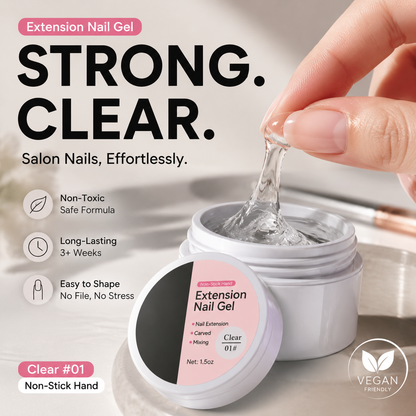 💅 Nail Extension Builder Gel – Strong, Smooth & Easy to Shape