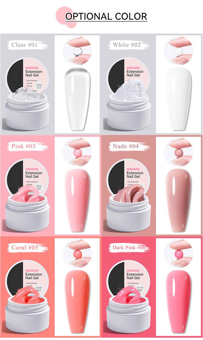 💅 Nail Extension Builder Gel – Strong, Smooth & Easy to Shape