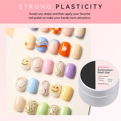 💅 Nail Extension Builder Gel – Strong, Smooth & Easy to Shape