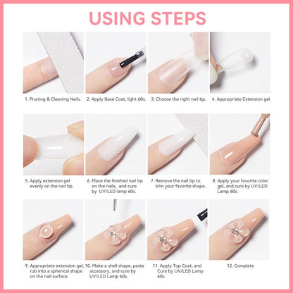💅 Nail Extension Builder Gel – Strong, Smooth & Easy to Shape