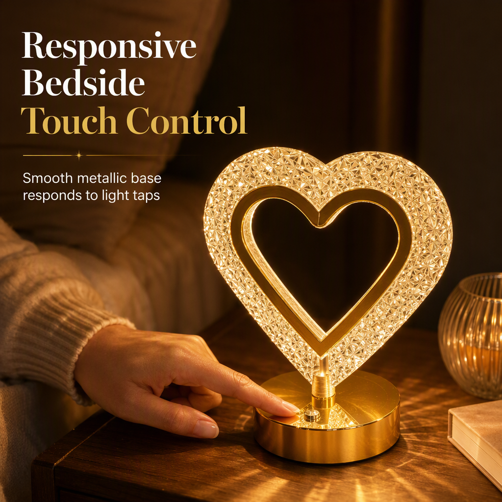 ⏳Time-Limited Special⏰🔮 Crystal Geometric Night Light – Touch Control, 3D Refraction Glow & Rechargeable – Bedroom Atmosphere Lamp 🌙