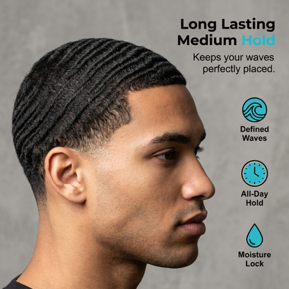 💈 50% OFF NOW ✨ Wave Pomade — Medium Hold, Water-Based & High Shine 🌊