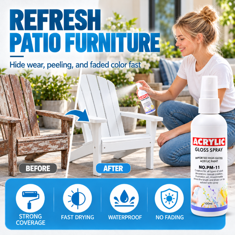 Waterproof Quick Drying Acrylic Spray Paint