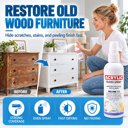 Waterproof Quick Drying Acrylic Spray Paint