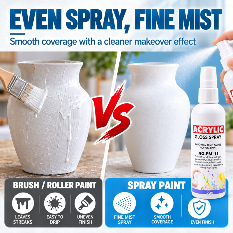 Waterproof Quick Drying Acrylic Spray Paint