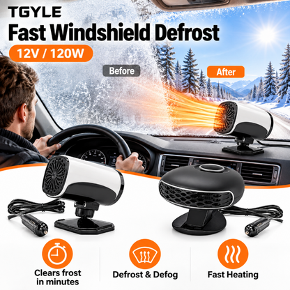 🥳2026 HOT SALE🥳💞50K+ SOLD! Portable Car Heater Defroster with 360-Degree Rotating Base