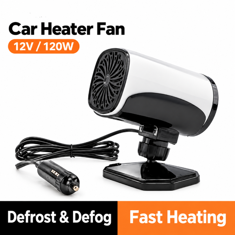 🥳2026 HOT SALE🥳💞50K+ SOLD! Portable Car Heater Defroster with 360-Degree Rotating Base