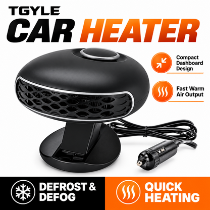 🥳2026 HOT SALE🥳💞50K+ SOLD! Portable Car Heater Defroster with 360-Degree Rotating Base