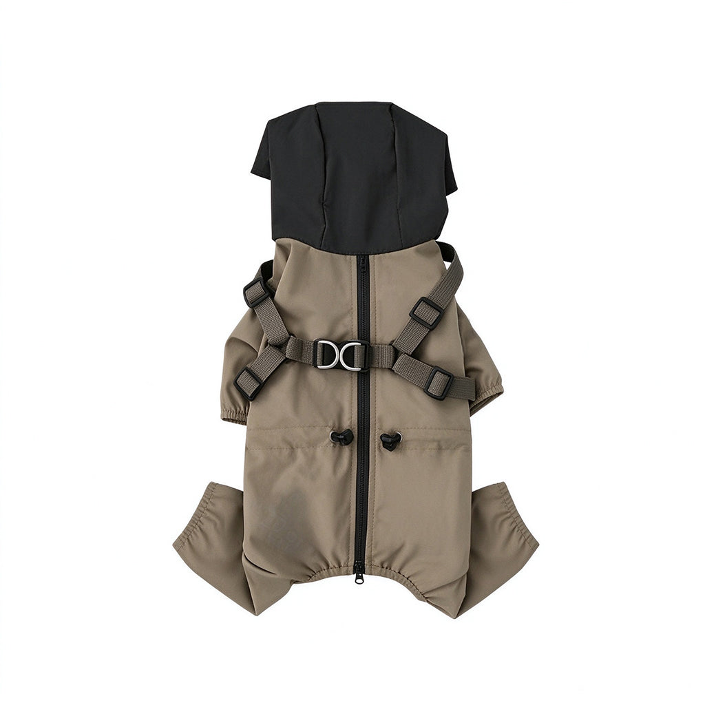🐾 50% OFF! ✨ Waterproof Fleece-Lined Winter Dog Jacket with Integrated Leash D-Ring ❄️