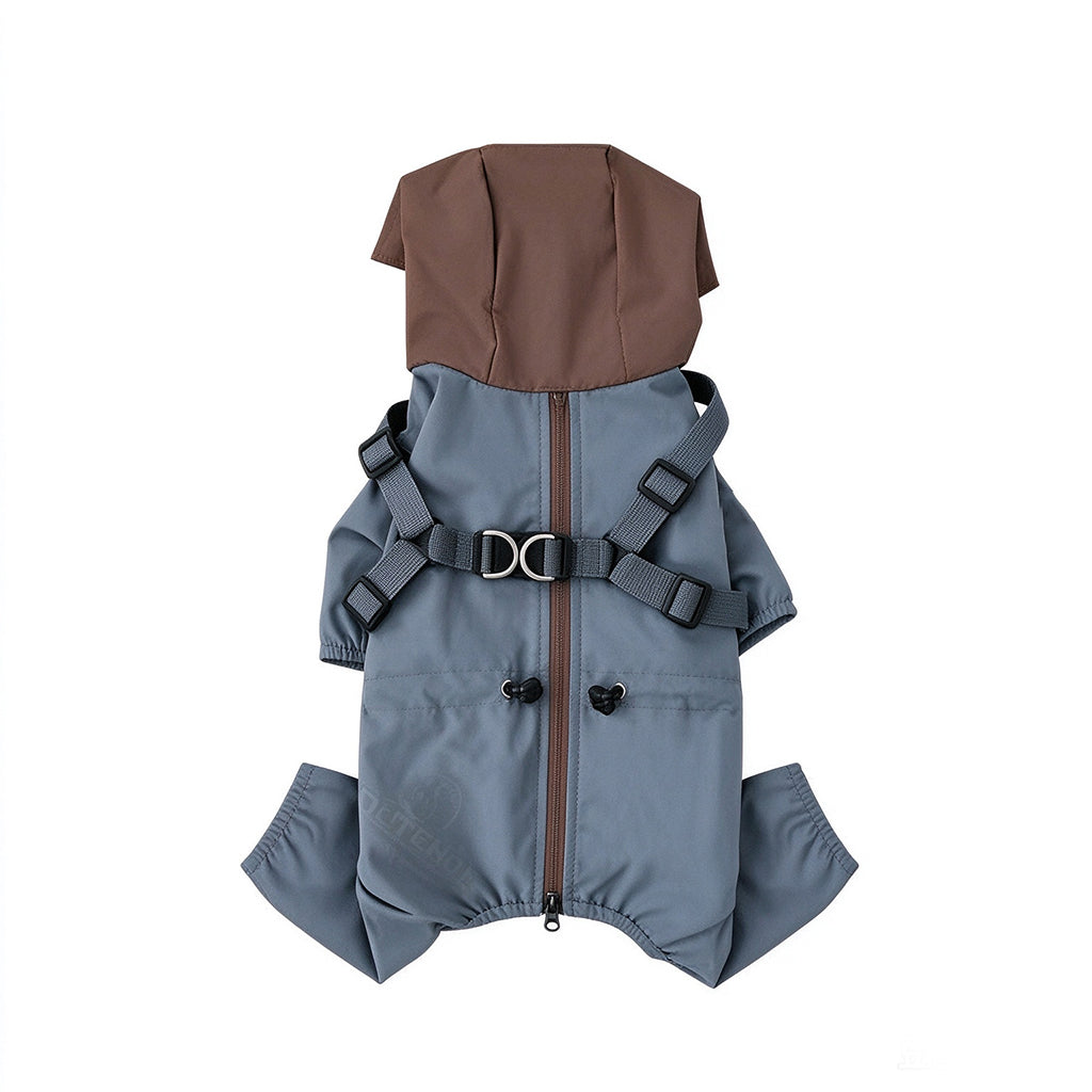 🐾 50% OFF! ✨ Waterproof Fleece-Lined Winter Dog Jacket with Integrated Leash D-Ring ❄️
