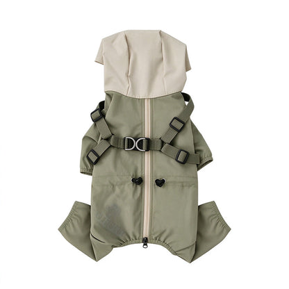 🐾 50% OFF! ✨ Waterproof Fleece-Lined Winter Dog Jacket with Integrated Leash D-Ring ❄️