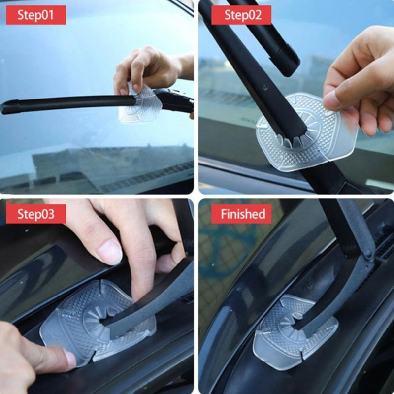 🚗 50% OFF NOW ✨ Car Wiper Arm Hole Protector Pads — Silicone Covers for Cleaner Wipers 🍂