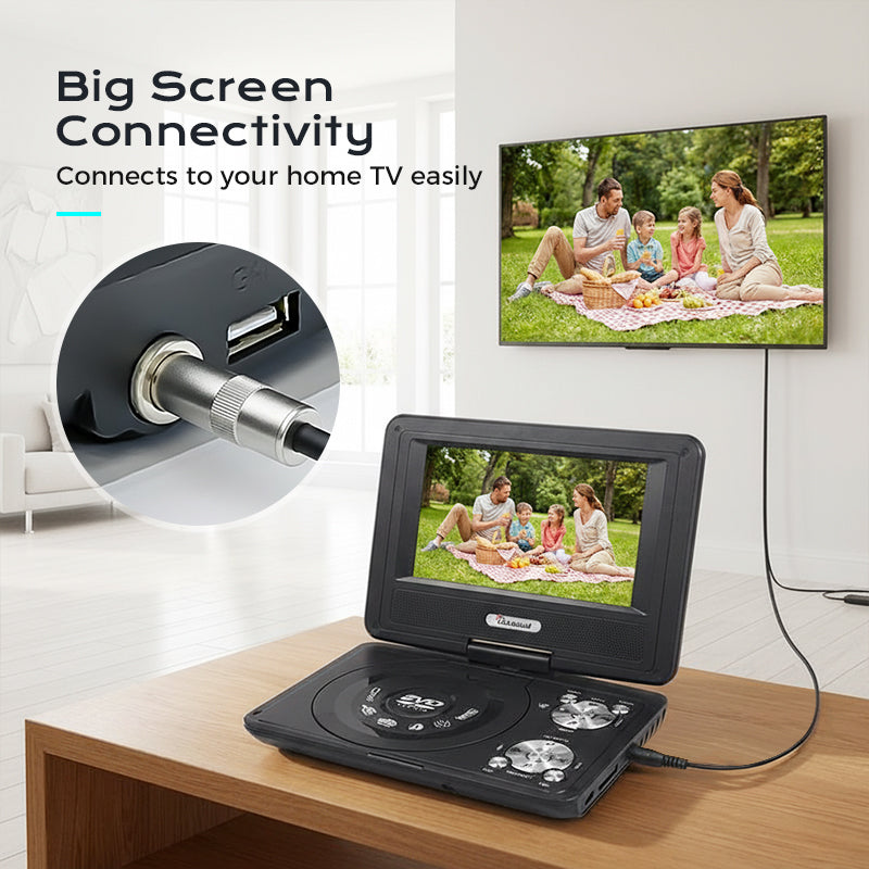 7.8-Inch Portable DVD/EVD Player with Game Function