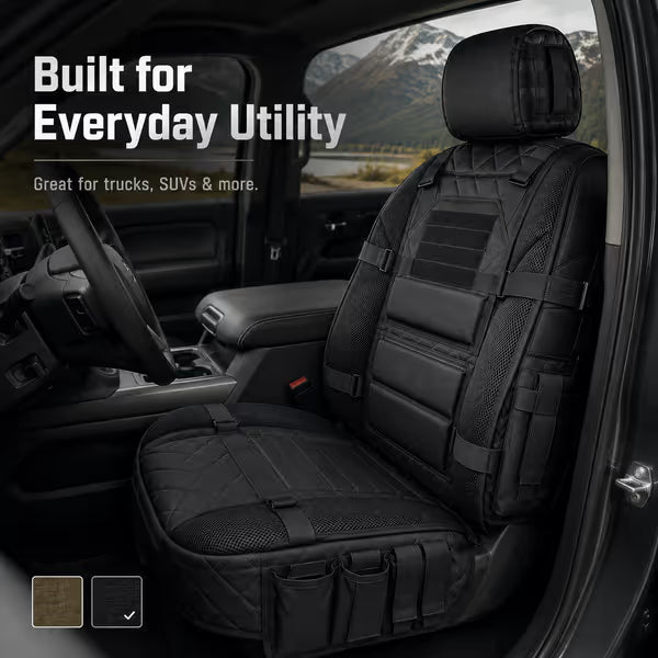 💥 Limited Time-50% OFF 🚙  Durable Tactical Truck Seat Cover ✨ Storage,Protection & All- Day Comfort