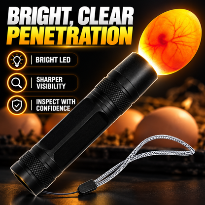 Rechargeable LED Egg Candler for Chicken and Quail Eggs