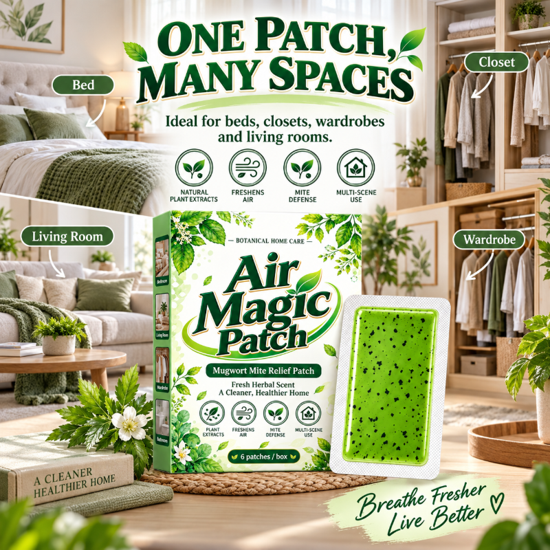 Long-Lasting Mugwort Mite Relief Patch-1 Pack (6 Patches)