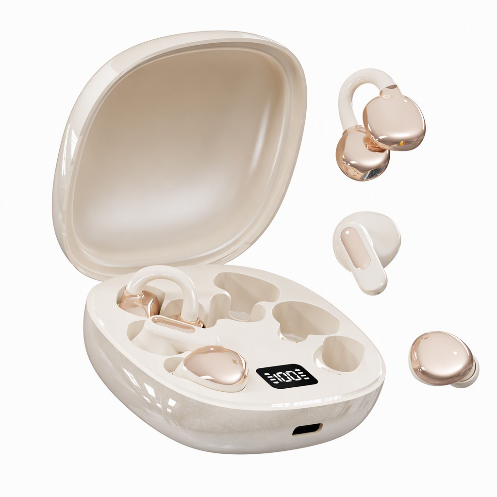 Listen 3 Ways Instantly! Multi-Wear Bluetooth Earbuds